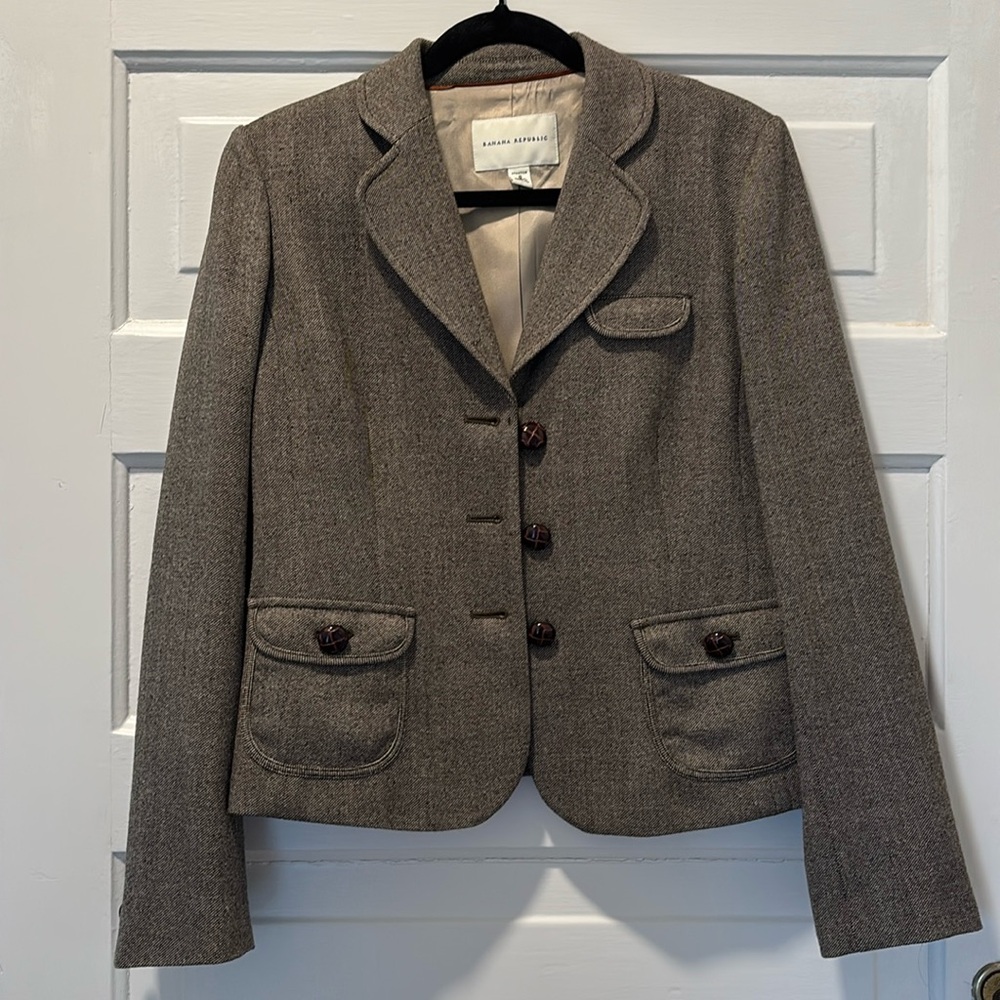 Banana Republic Women's Tweed Blazer
